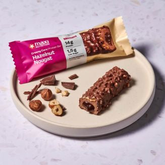 Maxi Nutrition Creamy Core Protein-Riegel – Haselnuss – 12 × 45 g