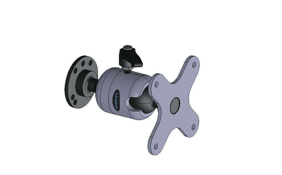 Gamber-Johnson 7160-1390-01 ZIRKONA – VESA-Adapterplatte – Wand – VESA 75×75 mm – Grau – für Handy/Smartphone