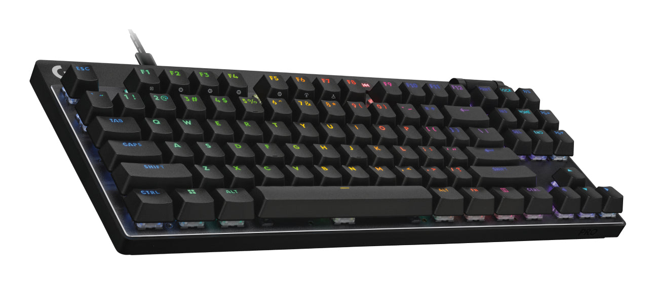 Logitech G PRO X TKL RAPID – Gaming-Tastatur TKL – Mechanisch – USB-A – QWERTZ (CH) – RGB – Schwarz