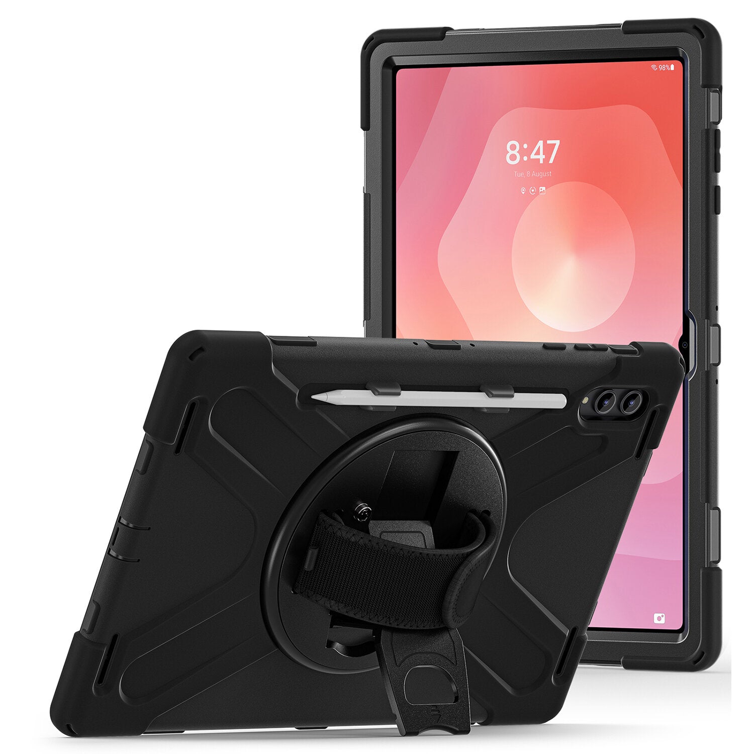 4SMARTS Tablet-Hülle für Samsung Galaxy Tab S11 Ultra 14,6" – Schwarz