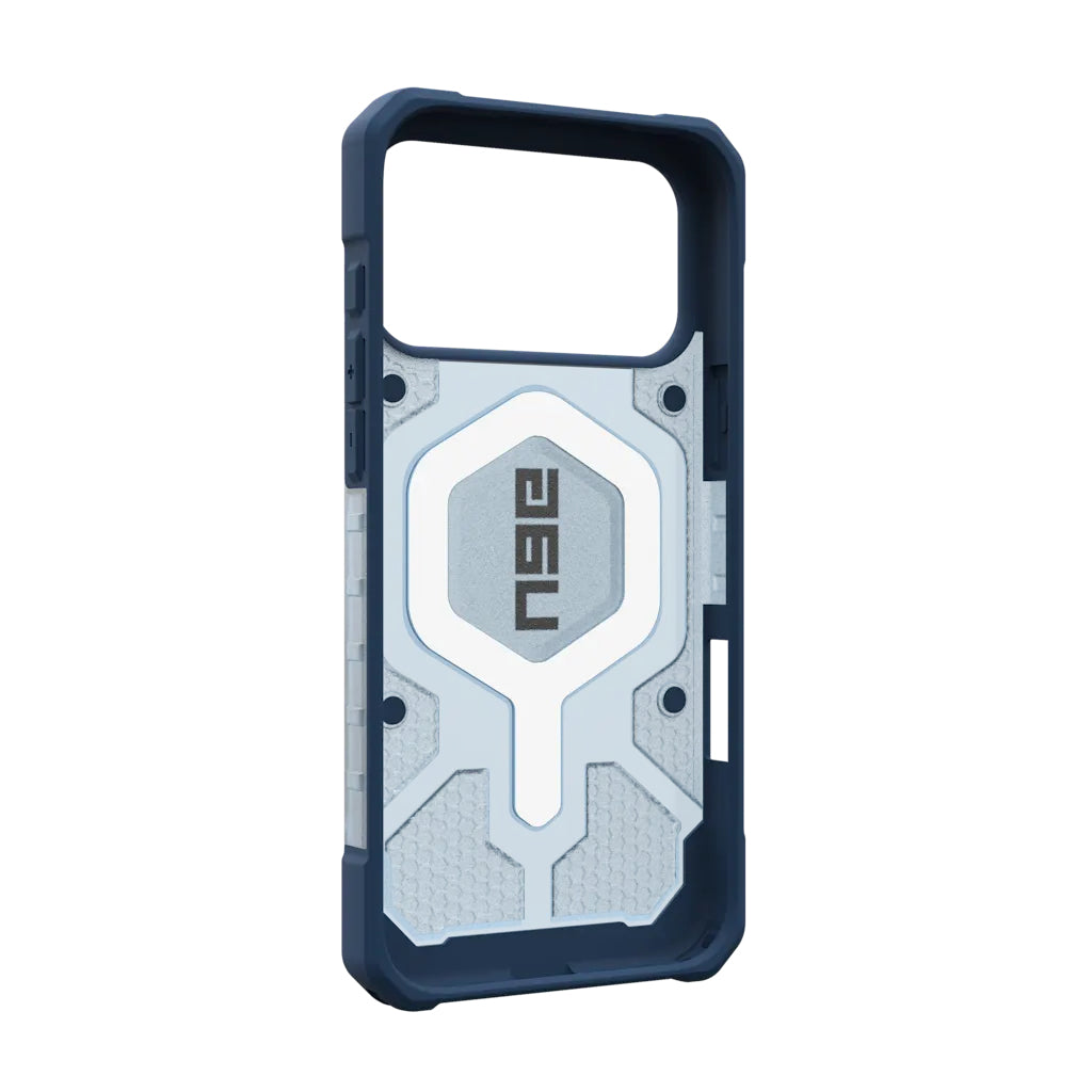 Urban Armor Gear Backcover – für Apple iPhone 17 Pro Max – hellblau/transparent – MagSafe-kompatibel