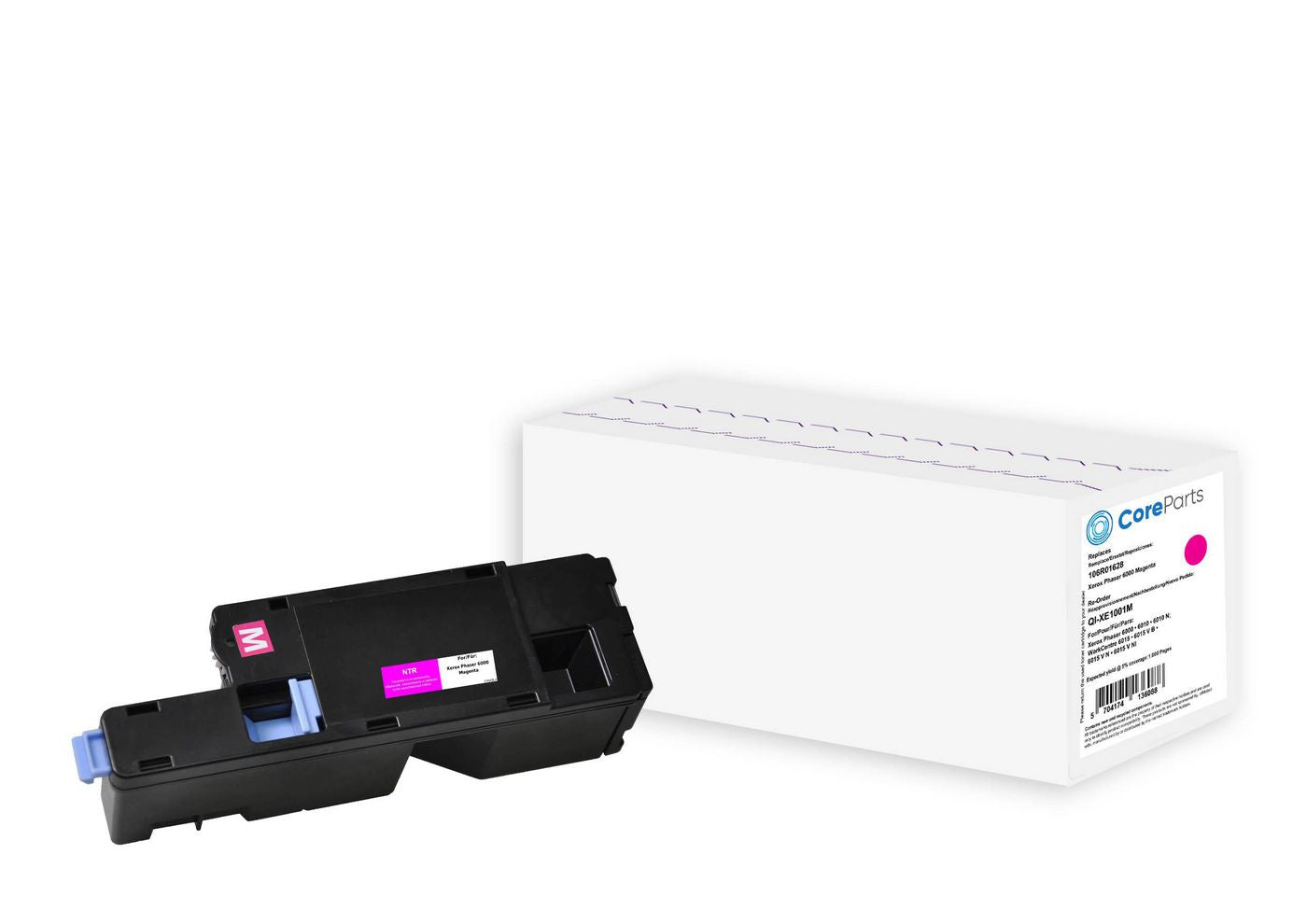CoreParts 106R01628 (APTX1628E) Magenta Toner – kompatibel – 1'000 Seiten – für Xerox Phaser 6000