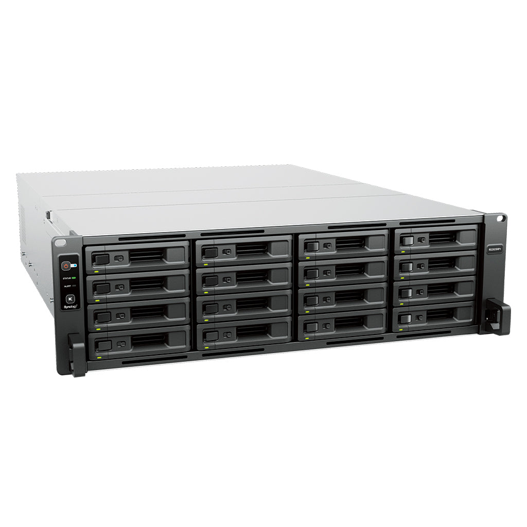 Synology RS2825RP+ – 28-Bay Rack 3U NAS – AMD V1780B, 8 GB RAM, DSM, für HDD/SSD, SATA