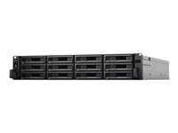 Synology SA6400 – 12-Bay Rack 2U NAS – AMD EPYC 7272, 32 GB RAM, 10GbE, DSM, redundantes Netzteil