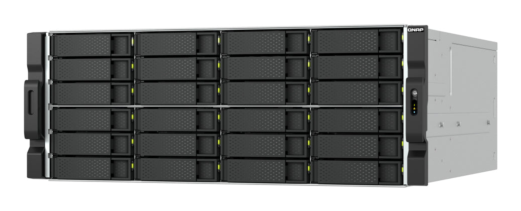 QNAP TS-h2477AXU-RP-R7-32G Speichergerät – SATA, 4U, 24 Bay, AMD Ryzen 7700