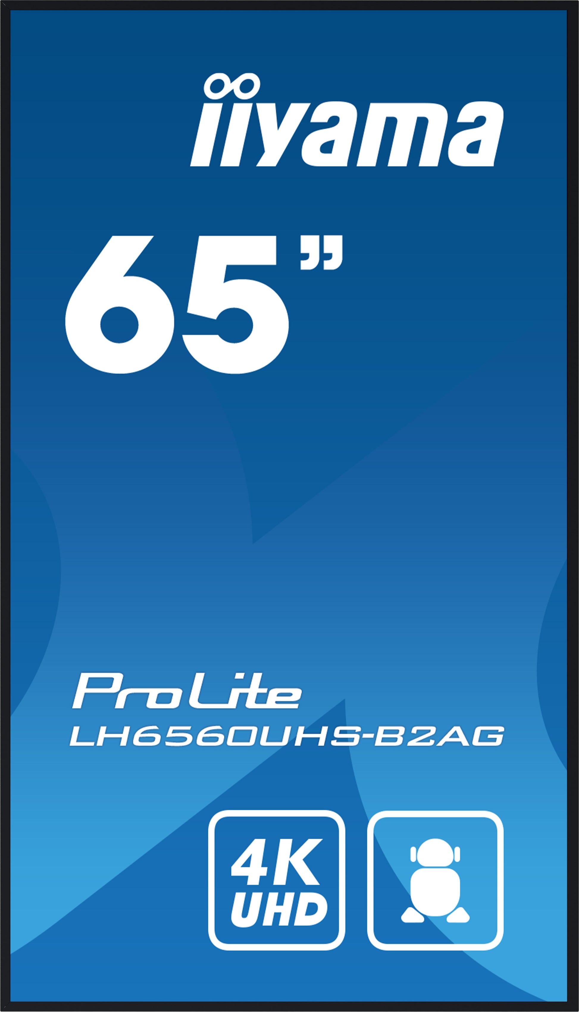 iiyama ProLite – Signage-Display, 64,5", Ultra HD 4K, 500 cd/m², 24/7