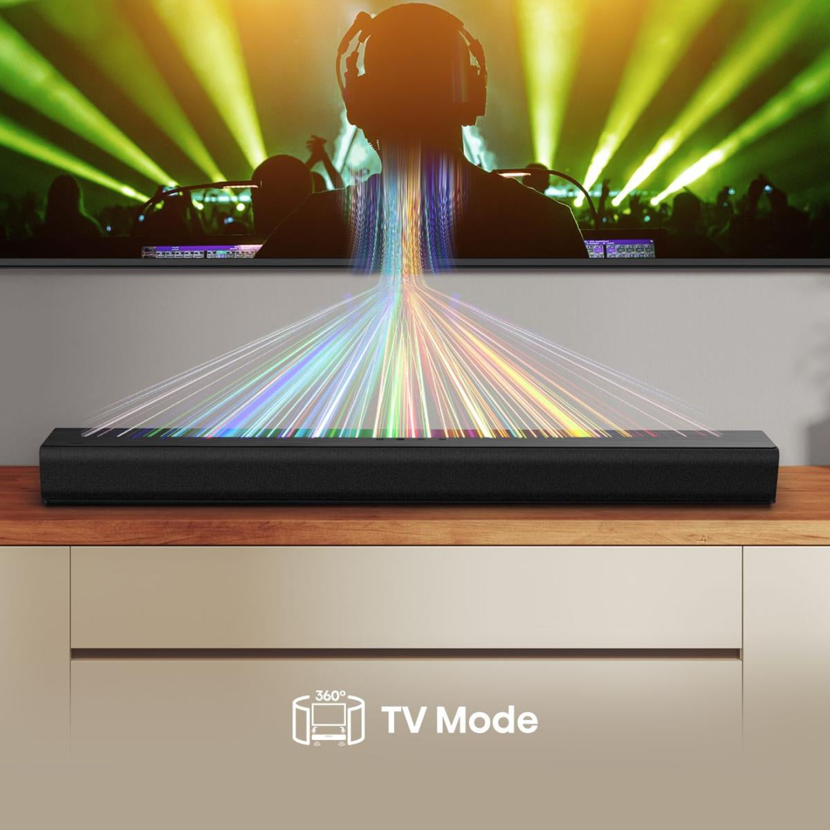 Hisense HS1000 – Soundbar – 2.0, DTS Virtual:X/Dolby Digital Plus, 120 W – Schwarz