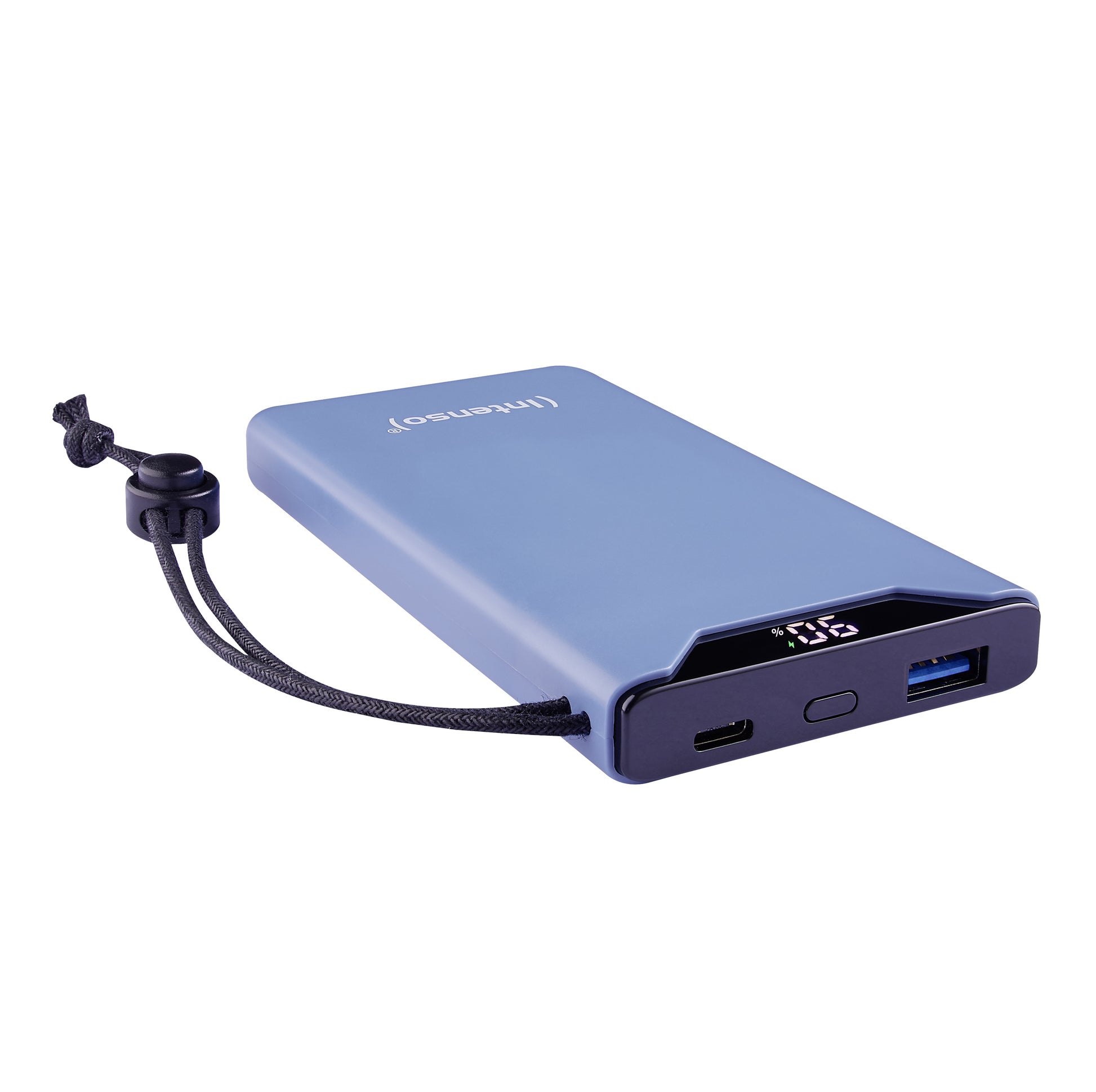 Intenso F10000 Powerbank 10'000 mAh – 20 W PD, 1× USB-C, 1× USB-A, Blau