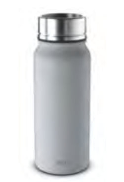 Alfi Trinkbecher – 500 ml, Edelstahl, Grau, mit Deckel, spülmaschinenfest, auslaufsicher
