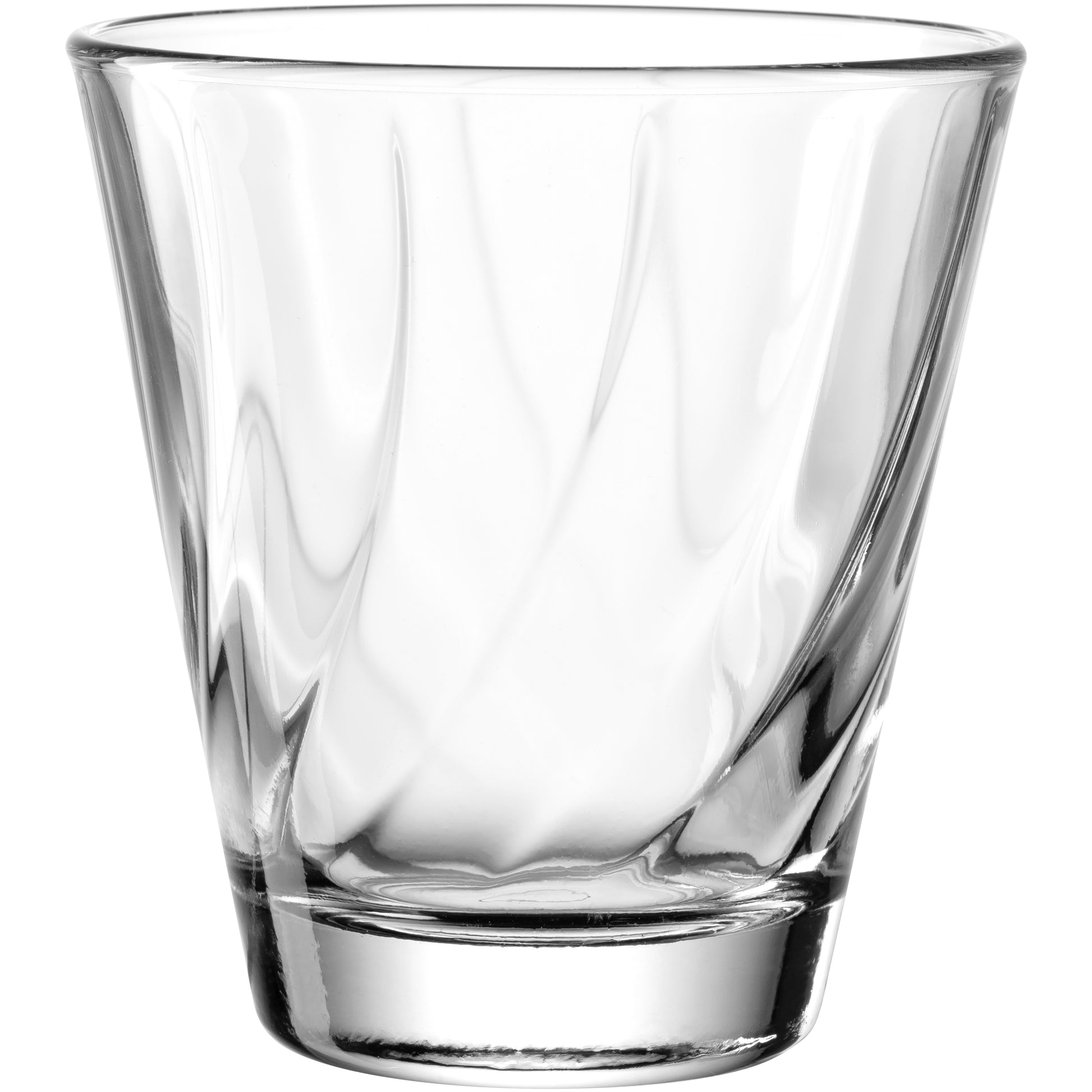 Leonardo Twist Trinkglas – 0,22 l, Kalk-Natron-Glas, Transparent, spülmaschinengeeignet