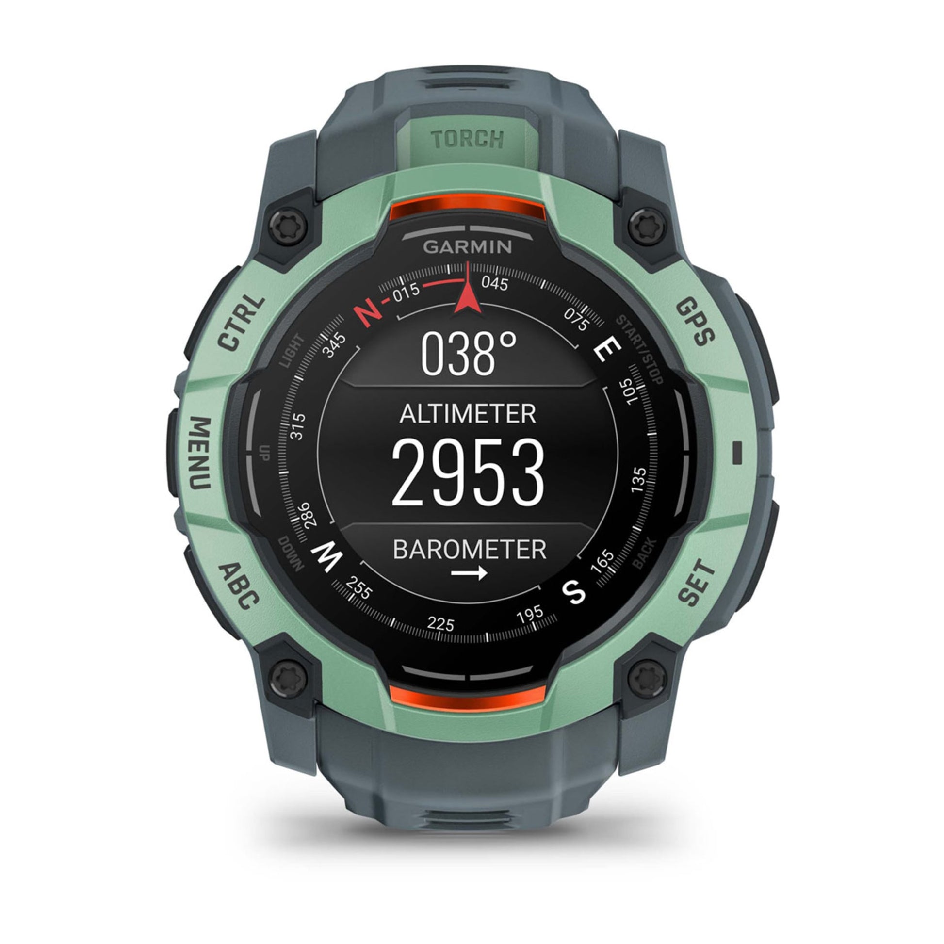 Garmin Instinct 3 – GPS-Smartwatch – 50 mm, 1,3", GPS, AMOLED, 10 ATM, Grün, Sportarmband