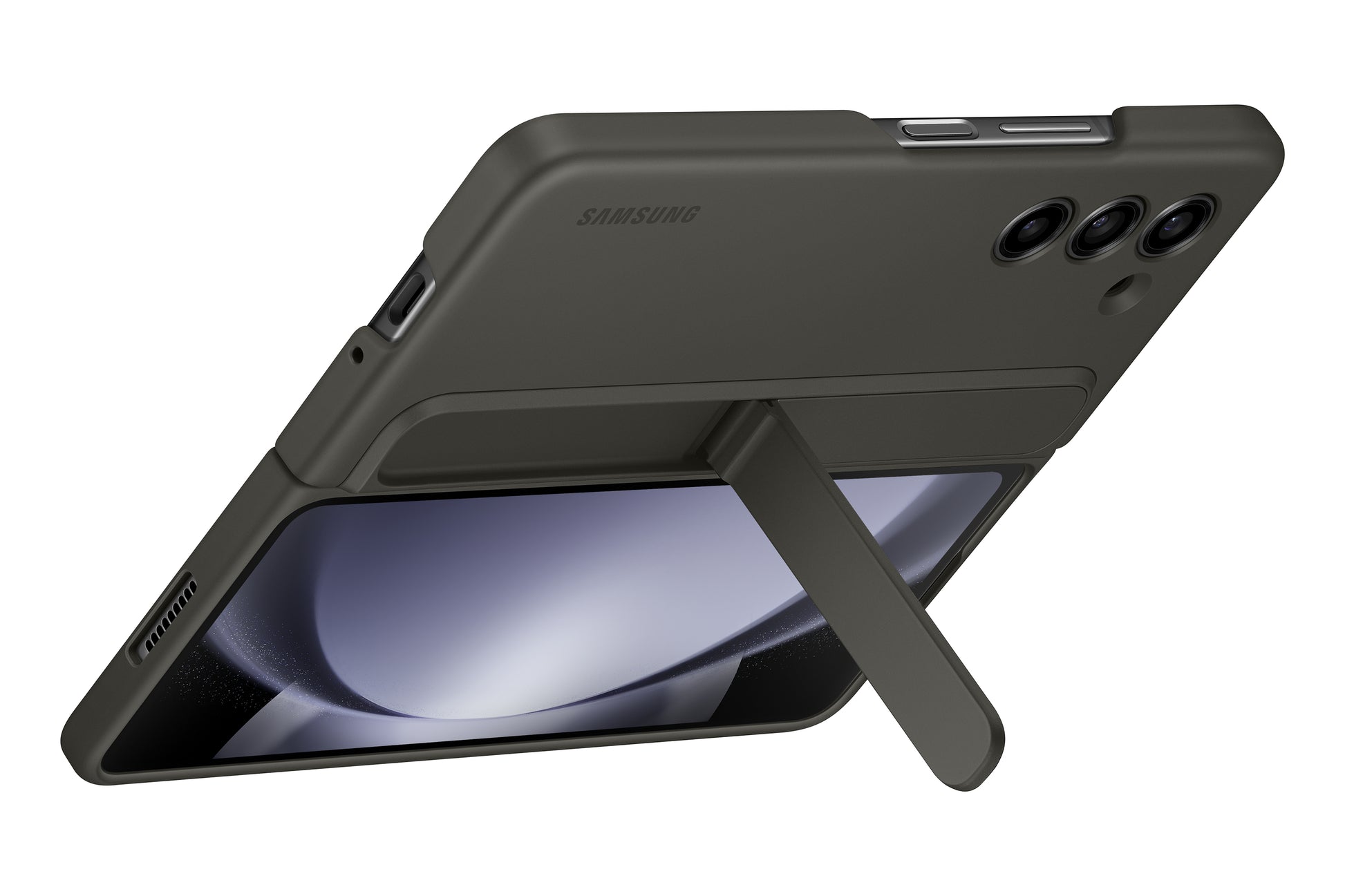 Samsung Backcover – für Samsung Galaxy Z Fold5 – Graphit – mit Kordel