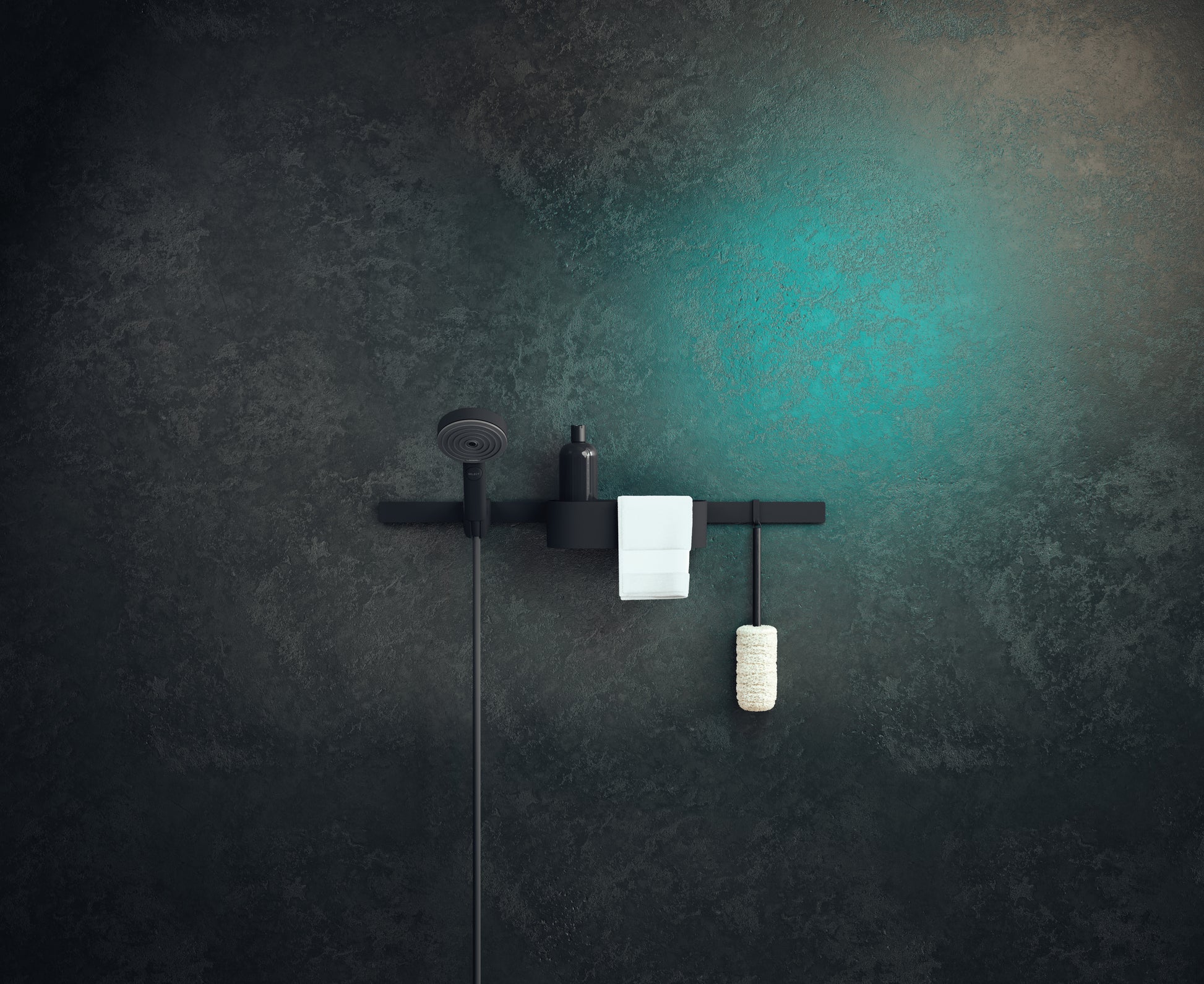 Hansgrohe Pulsify Select S Handbrause – 11,5×22,4×5,3 cm, Kunststoff, 3 Strahlarten, Schwarz