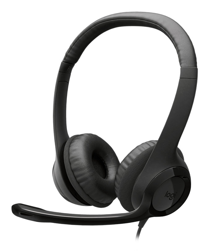 Logitech H390 – Duo Headset – USB-C – Schwarz