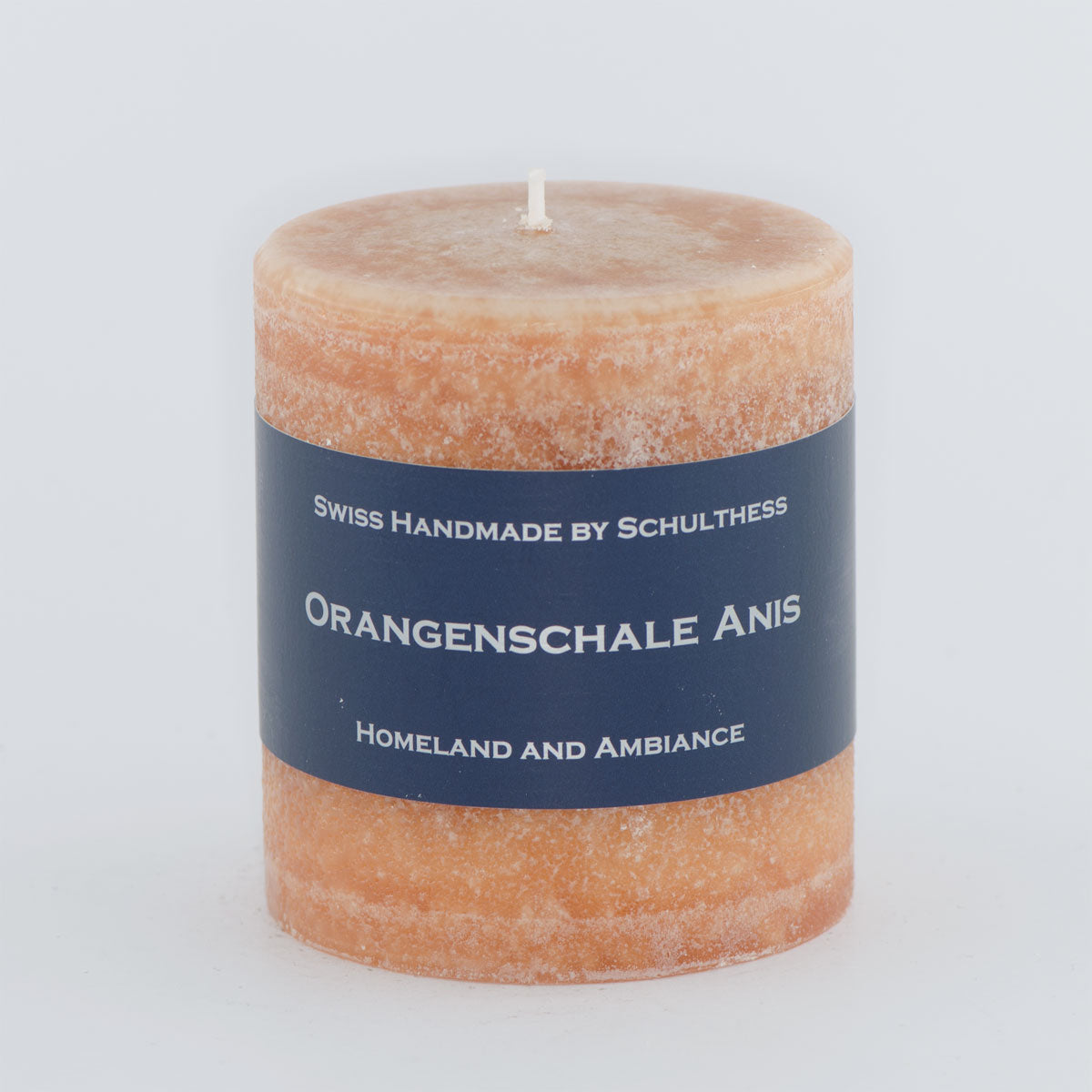 Schulthess Kerzenhandwerk Duftkerze – Orange – Ø 7 × 8 cm – ca. 40 h