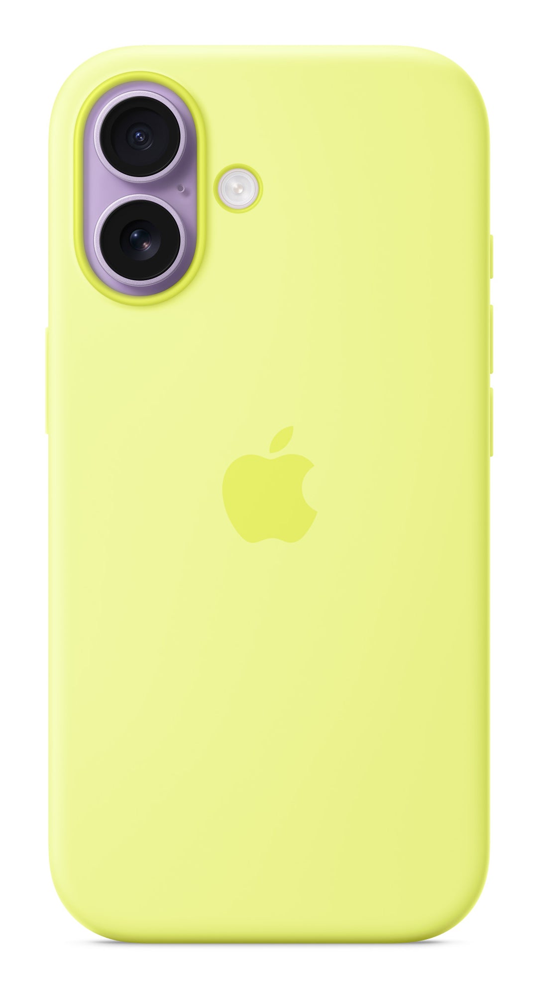 Apple Backcover – für Apple iPhone 17 – Neongelb – Silikon – MagSafe-kompatibel, mit Kartenfach