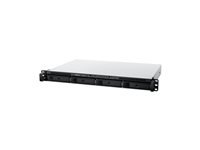 Synology RS422+ – 4-Bay Rack 1U NAS – AMD Ryzen R1600, 2 GB RAM, 1GbE, DSM, für 2,5"/3,5" HDD/SSD, SATA