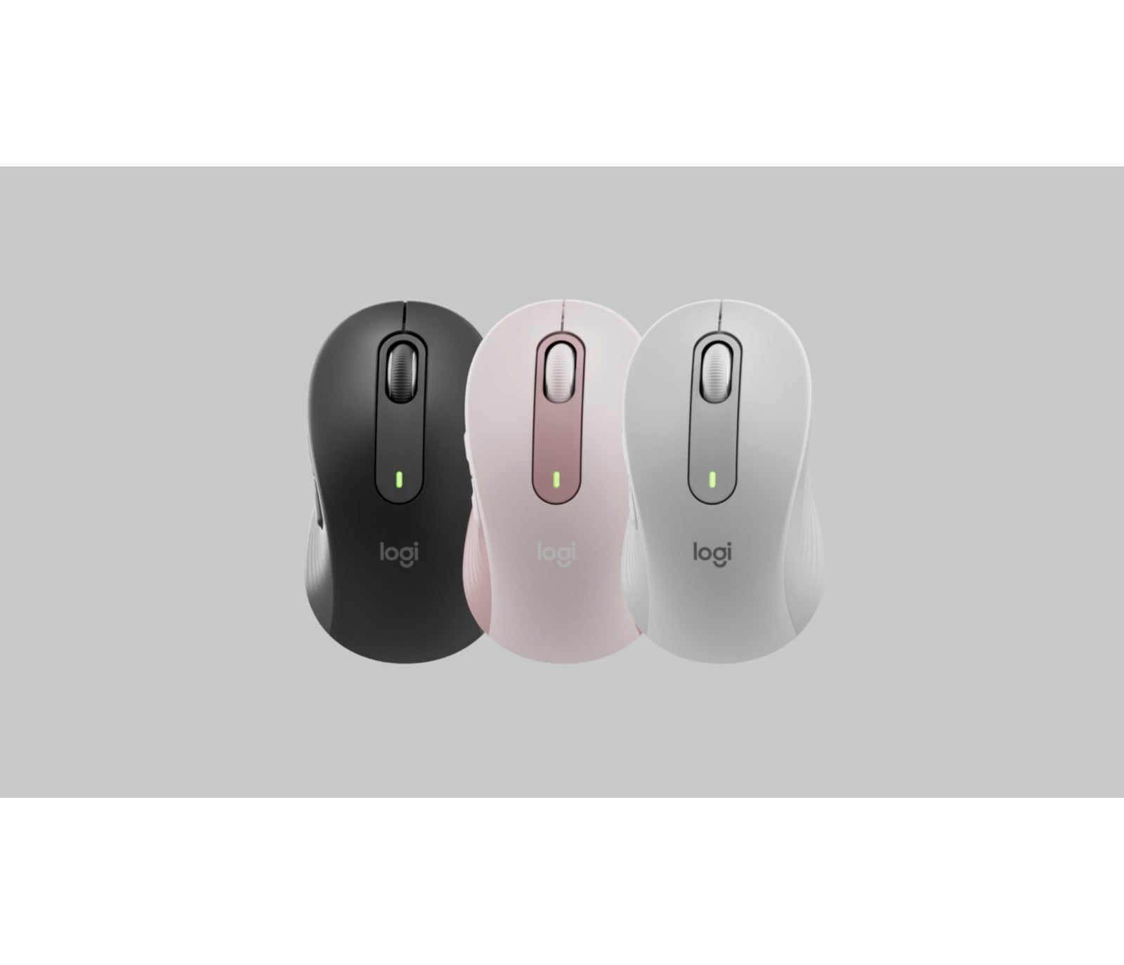 Logitech M650 L Maus – kabellos, für Rechtshänder, rosa