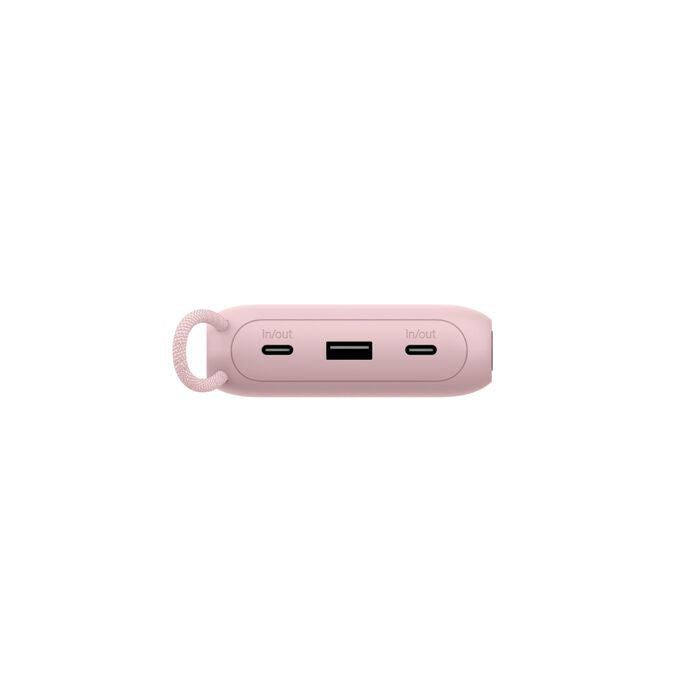 Belkin Powerbank 20000 mAh, PD 20 W, mit Display, Pink