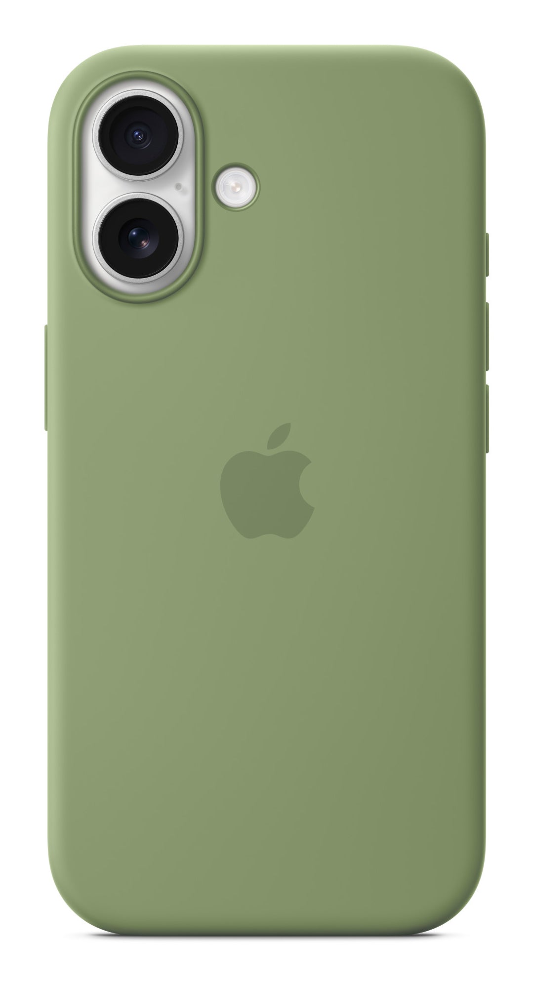 Apple Backcover – für Apple iPhone 17 – grün – Silikon – MagSafe-kompatibel, mit Kartenfach
