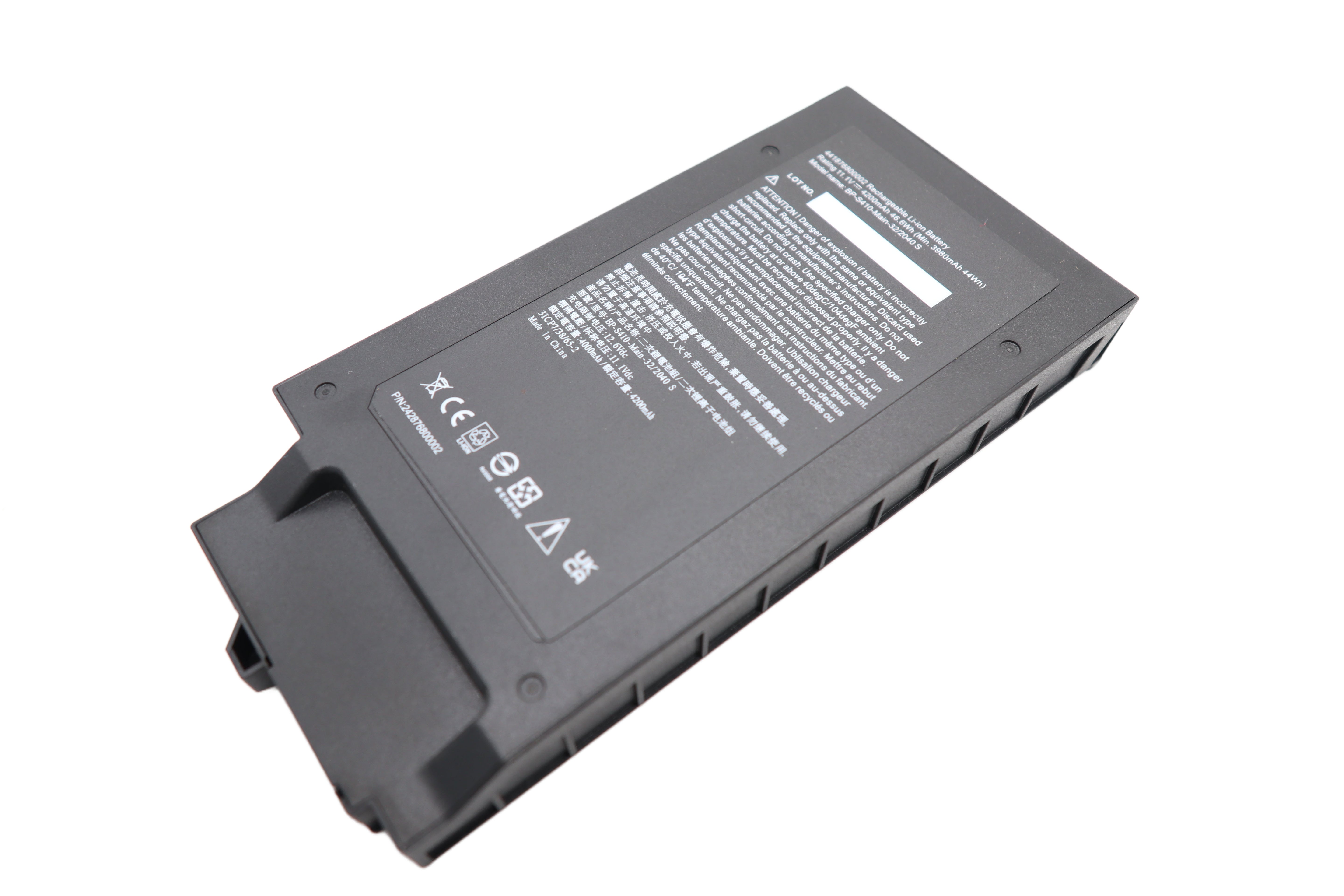 Vistaport Notebook-Akku – für Getac S410 – 46,6 Wh, 11,1 V – Schwarz