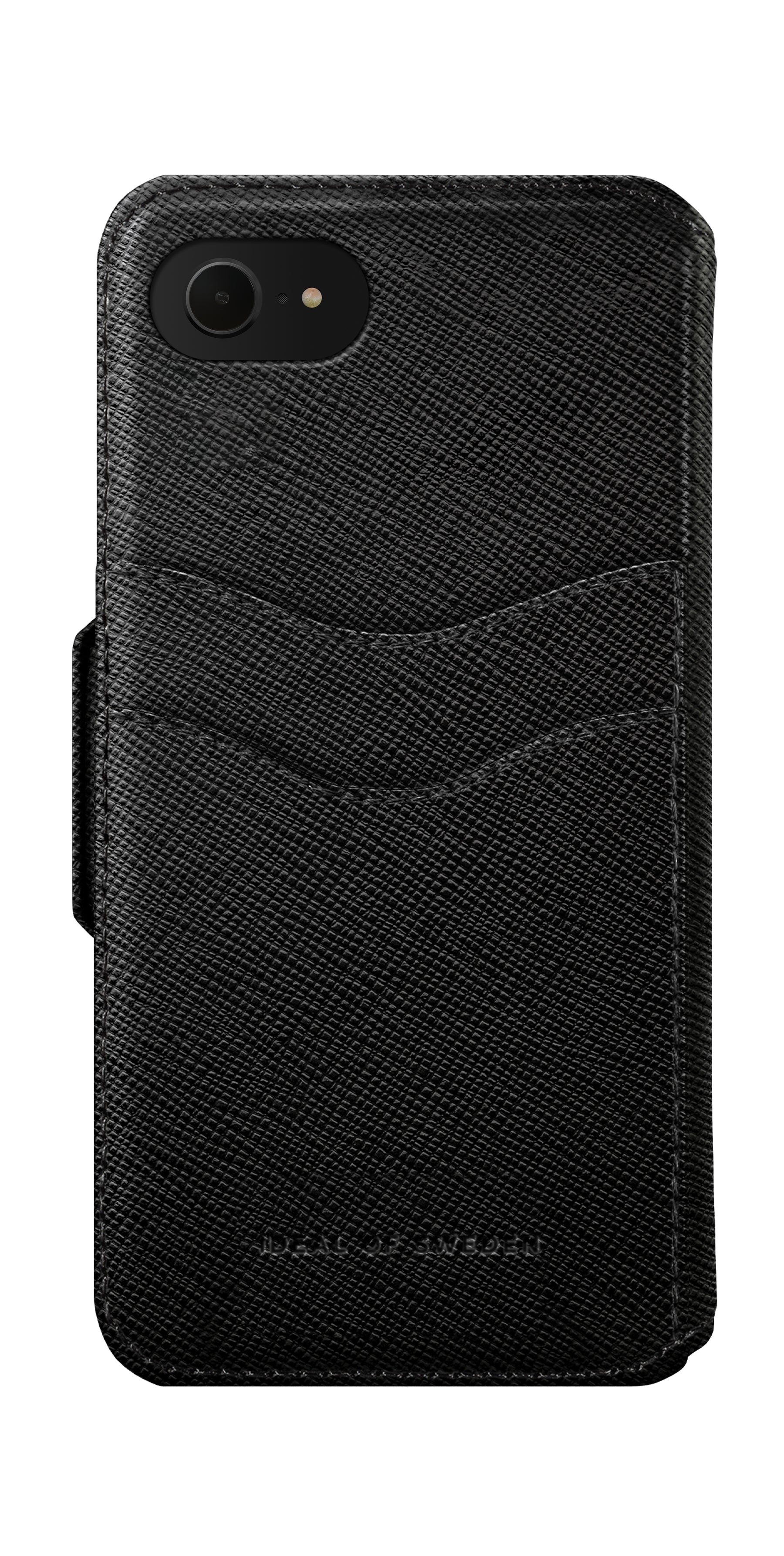 Ideal of Sweden – Booklet-Hülle – für Apple iPhone 6–8/SE (2020) – Saffiano Schwarz – mit Kartenfach
