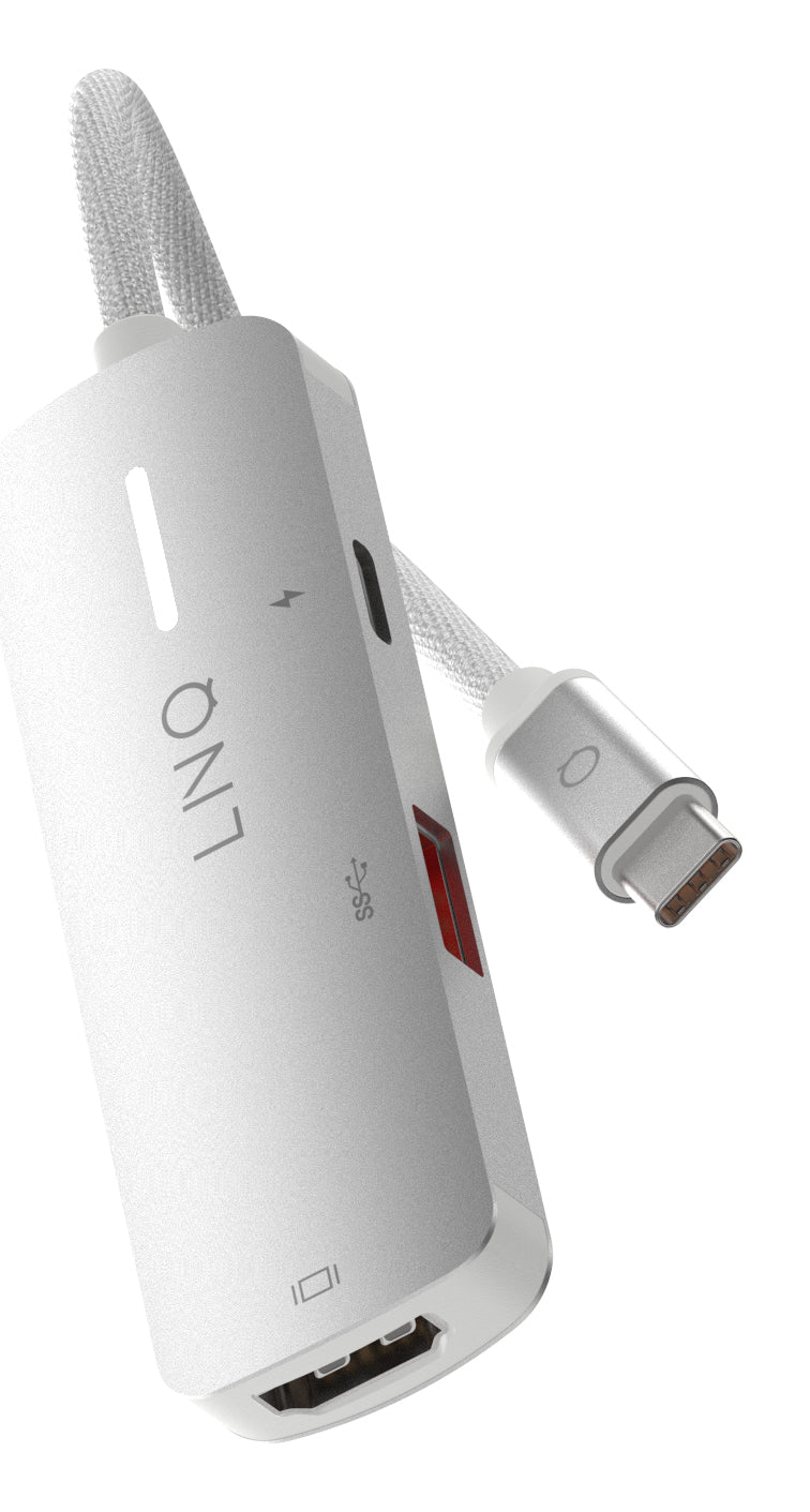 LINQ ProConnect 3in1 Dockingstation – USB-C, 1× HDMI, 1× USB-A, 140 W PD, für Windows/Mac