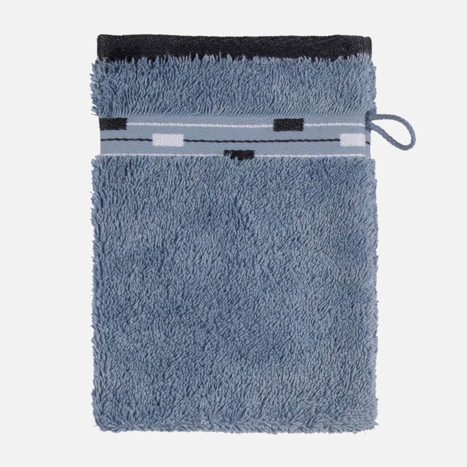 Frottana Waschlappen – 15 × 20 cm – Baumwolle – Blaugrau