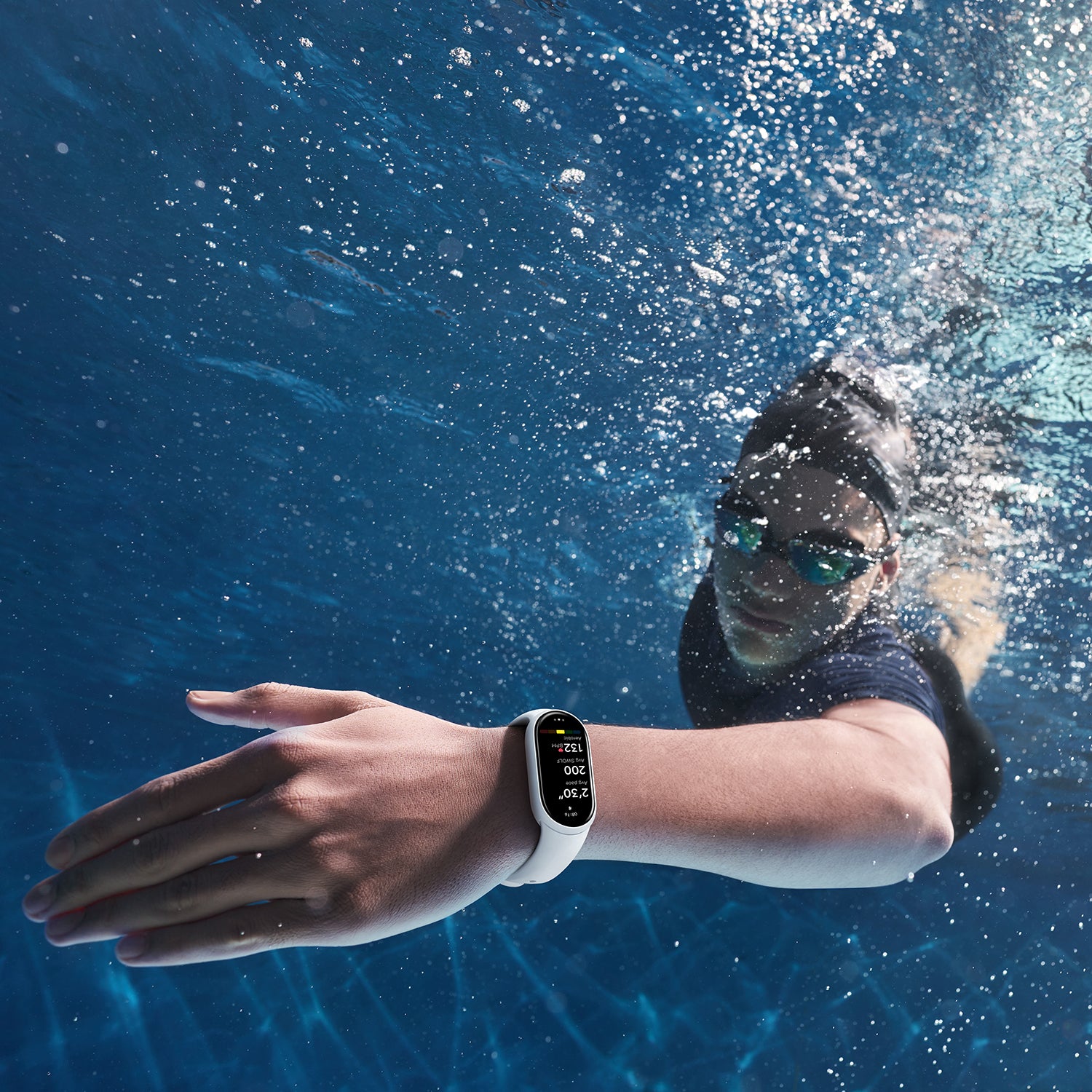 Xiaomi Smart Band 10 – Smartwatch – 1,72", Bluetooth 5,4, AMOLED, 5 ATM, Schwarz, One Size, Sportarmband