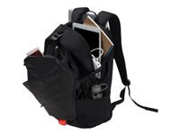 DICOTA GO Notebook-Rucksack bis 15,6" – 22 l, Polyester – Schwarz