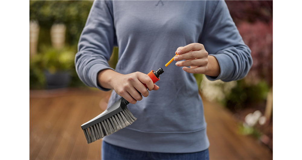 Gardena Düsensatz Cleansystem Grundausstattung – 6 Stk. – schwarz/grau/orange – 30,2 × 7,1 × 10,3 cm