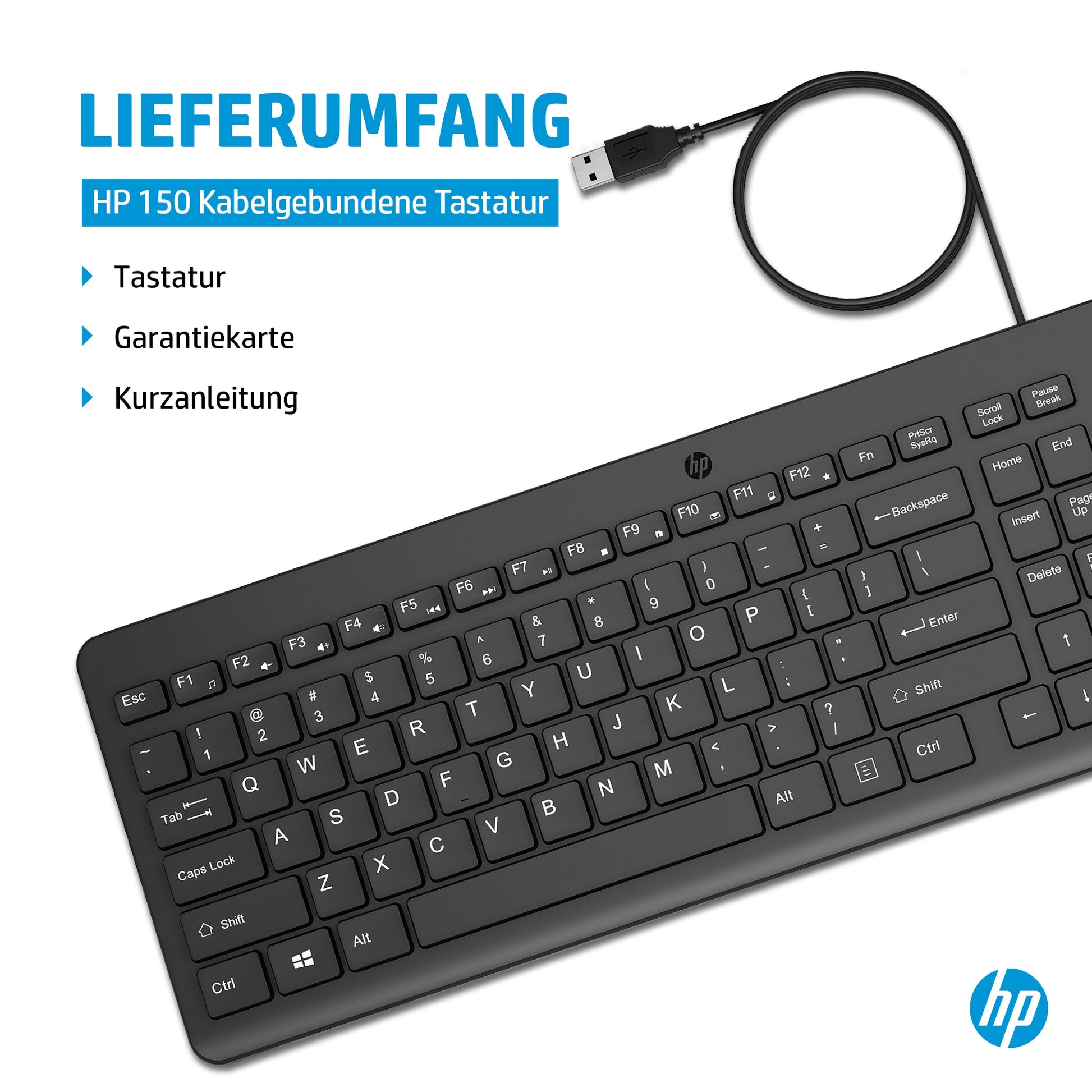 HP 150 – Tastatur, kabelgebunden
