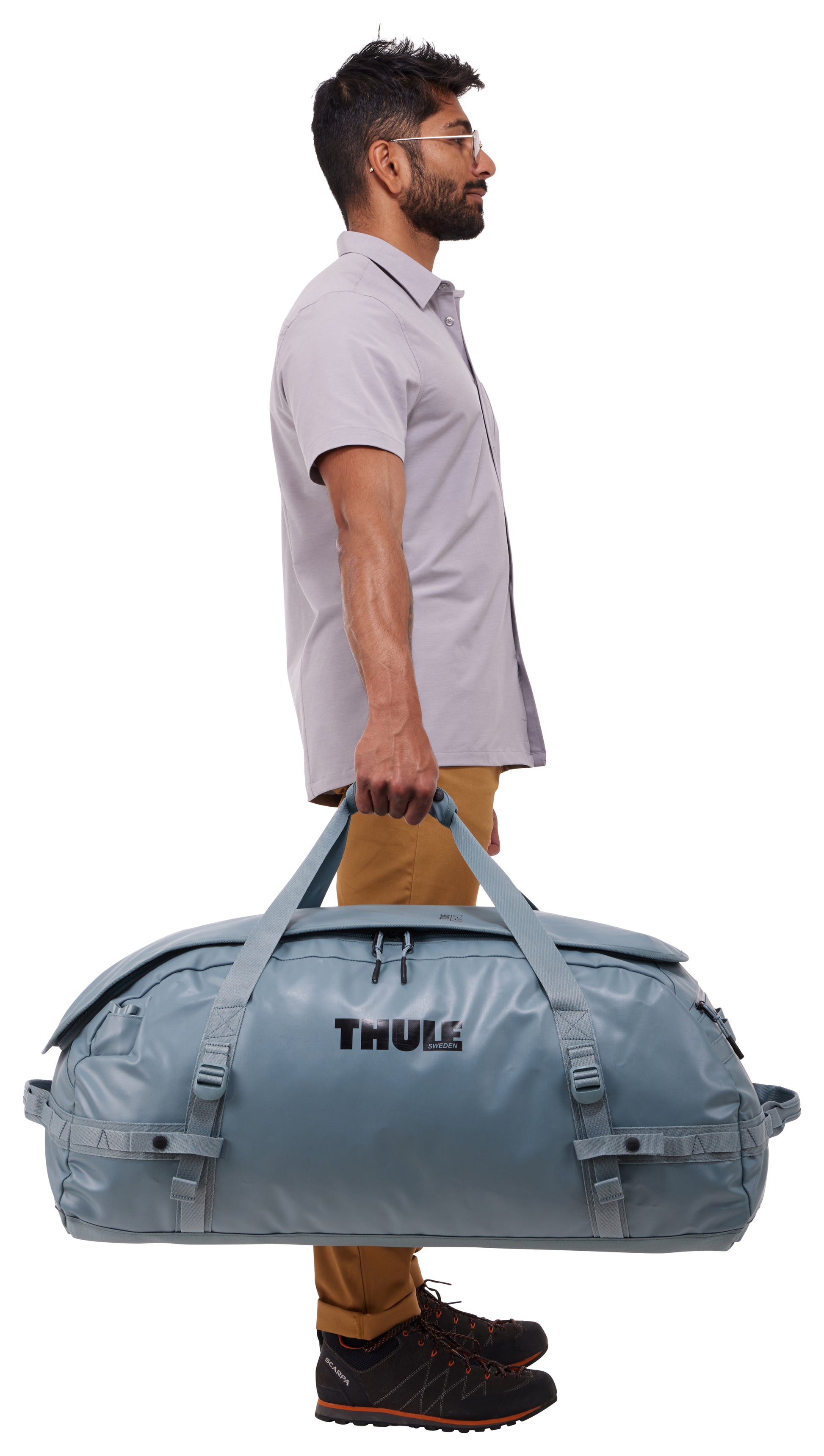 Thule Chasm – Reisetasche, 90 l, Polyester, Grau, 76,5 × 35 × 45 cm