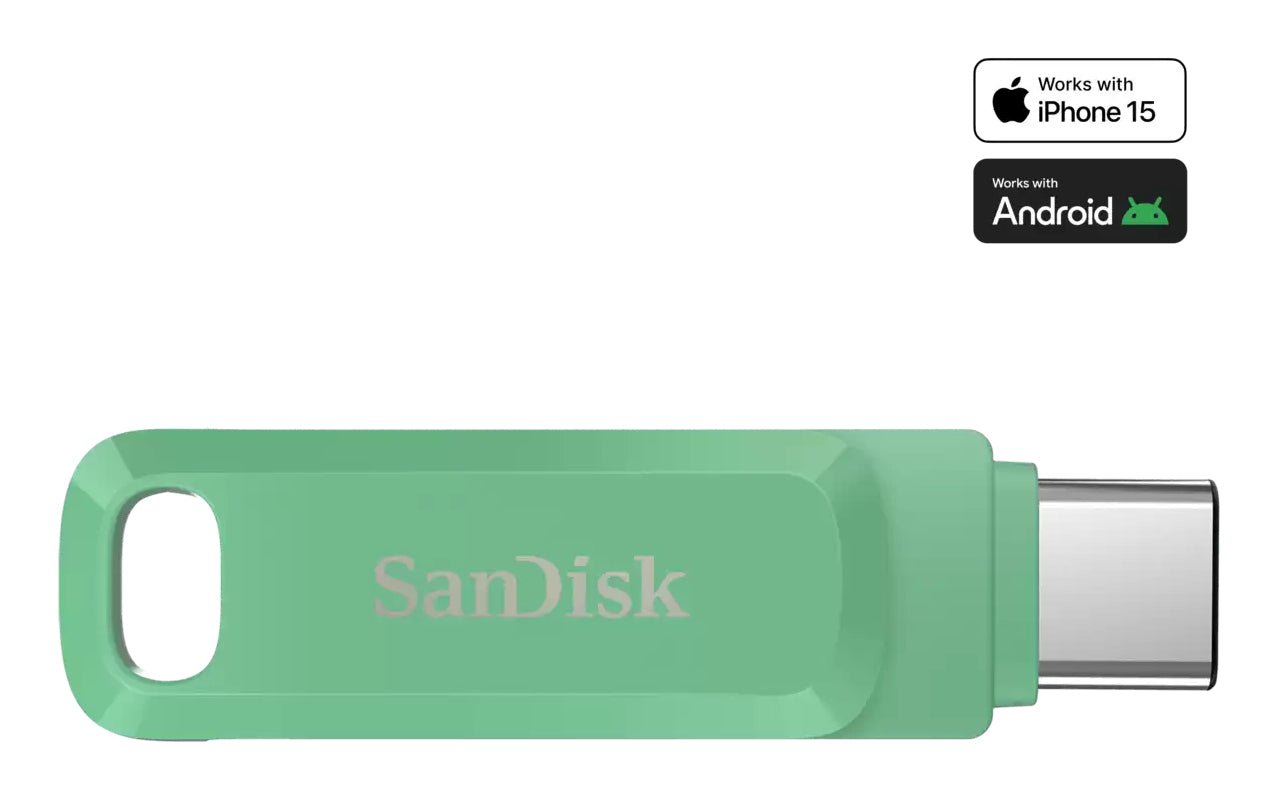 SanDisk Ultra Dual Drive GO USB-Stick – 1 TB, USB Typ-C, Absinthgrün