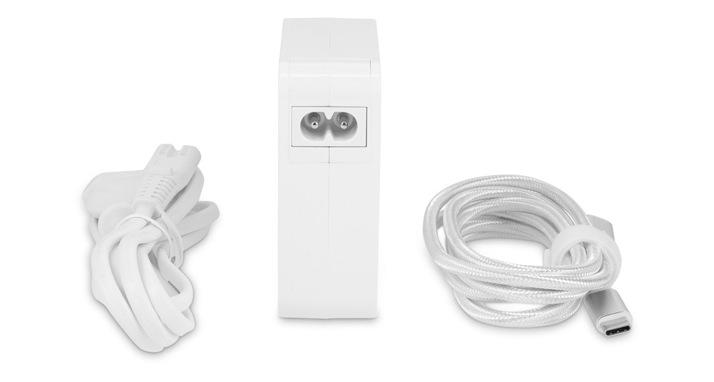 LMP 24700 USB-Ladegerät 140 W – USB-C×1, PD 3.0, GaN – EU-Stecker (Typ C) – für Apple-Laptops, Weiss
