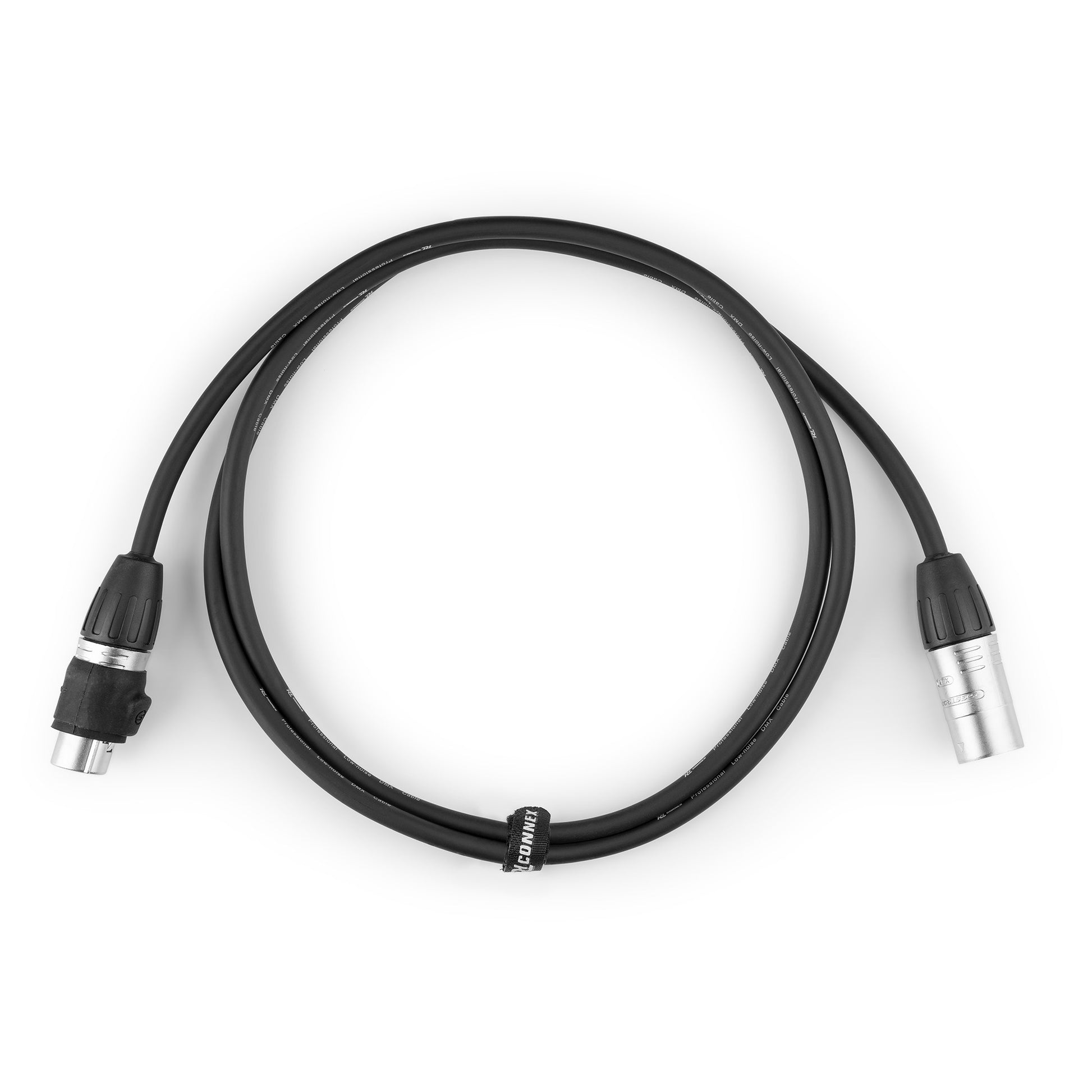 PD-Connex CX104-1 – DMX-Kabel, XLR 3-polig (Männlich/Weiblich), 1,5 m, Schwarz