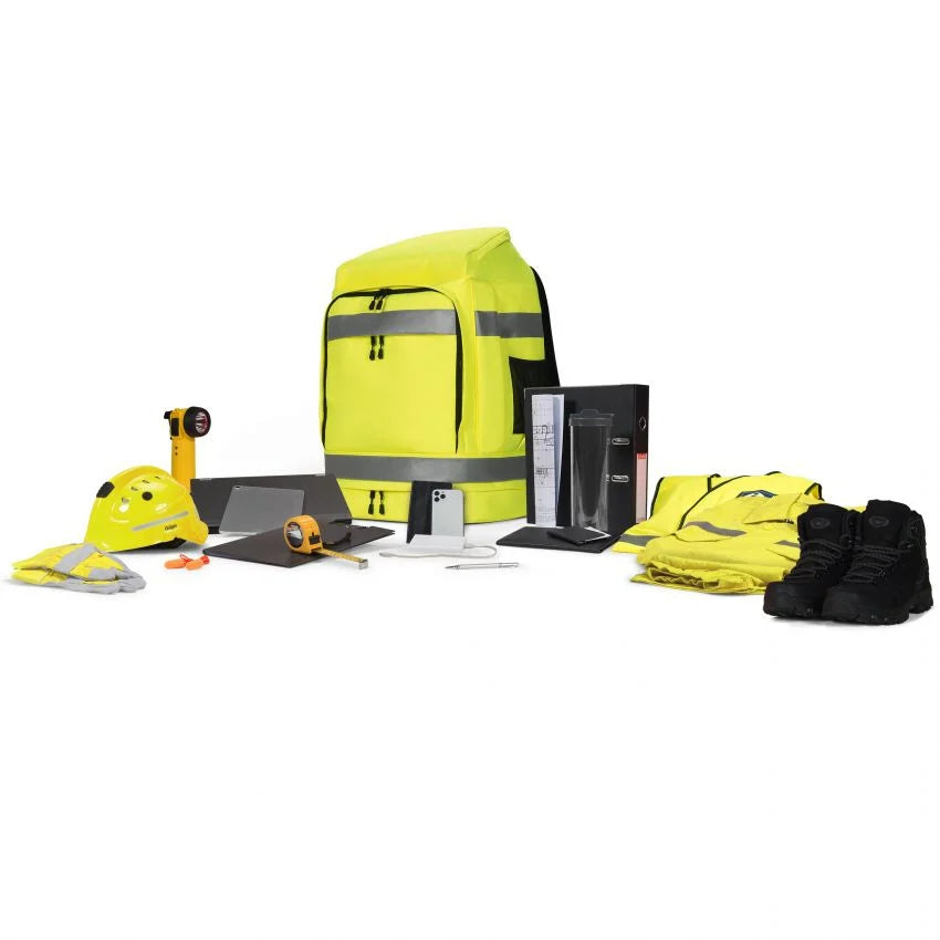 DICOTA Wanderrucksack – 65 l, gelb, Hi-Vis