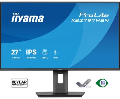 iiyama 27″, 1920 × 1080 (Full HD), IPS, USB‑C