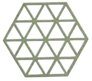 Zone Denmark Topfuntersetzer 14 × 16 × 0,9 cm, Silikon, Olivgrün