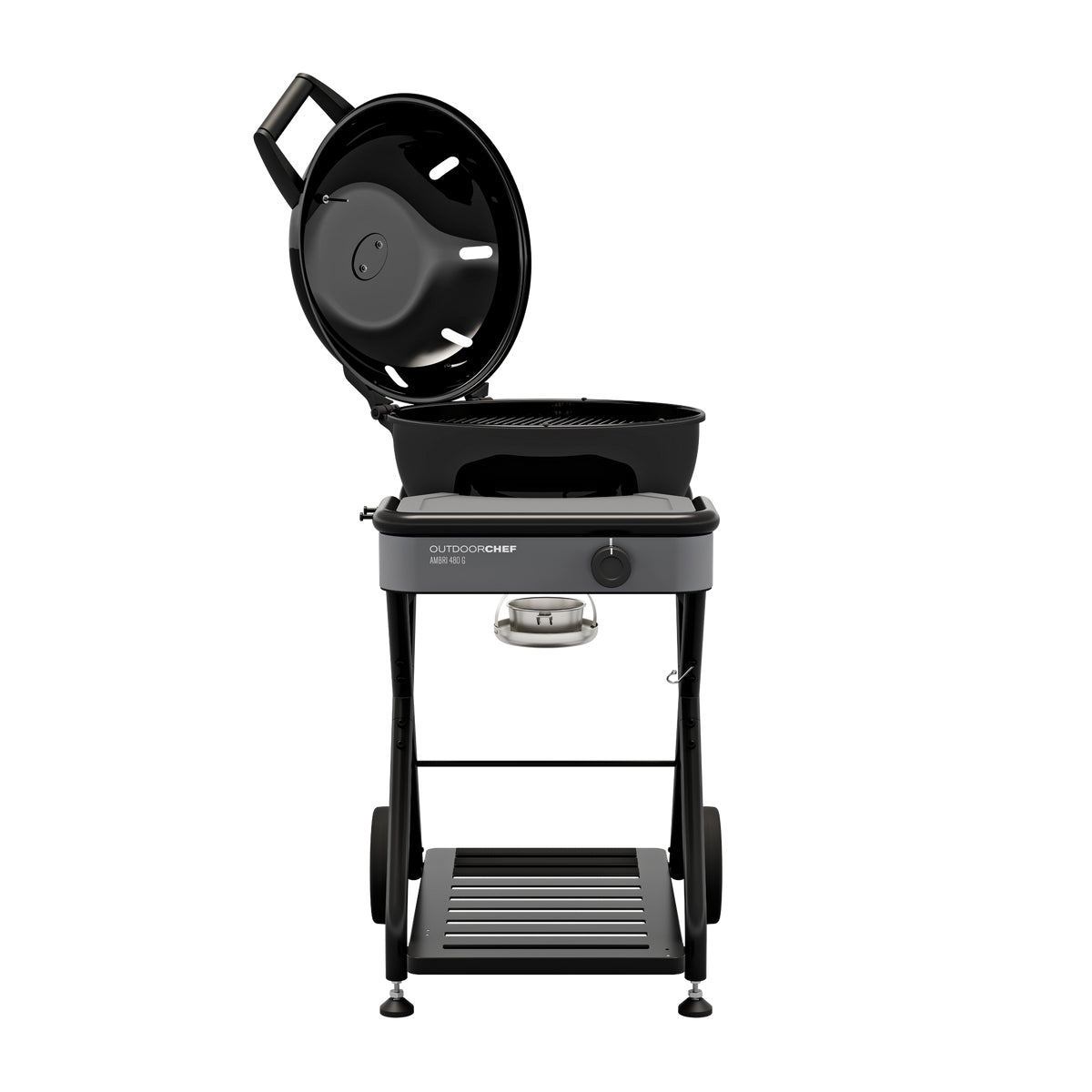 Outdoorchef Gasgrill Ambri 480 G Evo – Ø 48 cm, 5,8 kW, 1 Brenner – schwarz