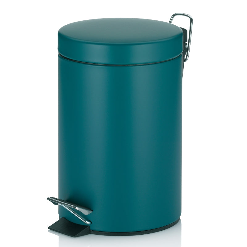 Kela Kosmetikeimer Monaco – 3 l – Metall, rund – Petrol