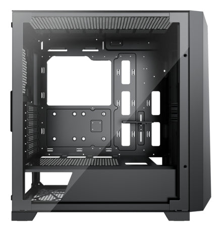 Xilence X912.ARGB – PC-Gehäuse (Midi-Tower) – ATX, Schwarz, 3×ARGB, 1×120 mm, 1×USB-C, GPU bis 375 mm