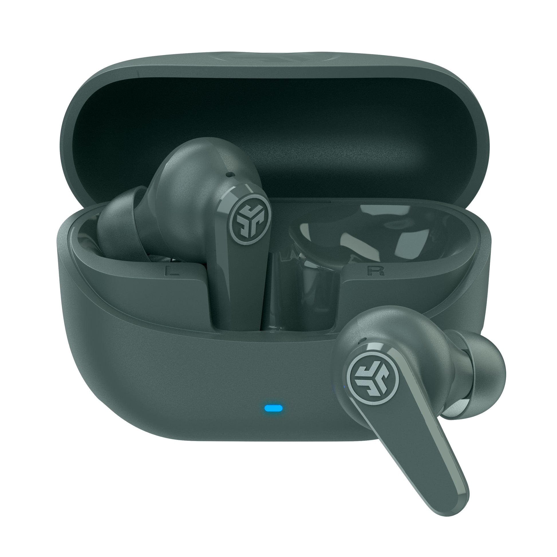 JLab Go Pods ANC TWS In-Ear – ANC, mit Ladecase, Grün, BT 5.4