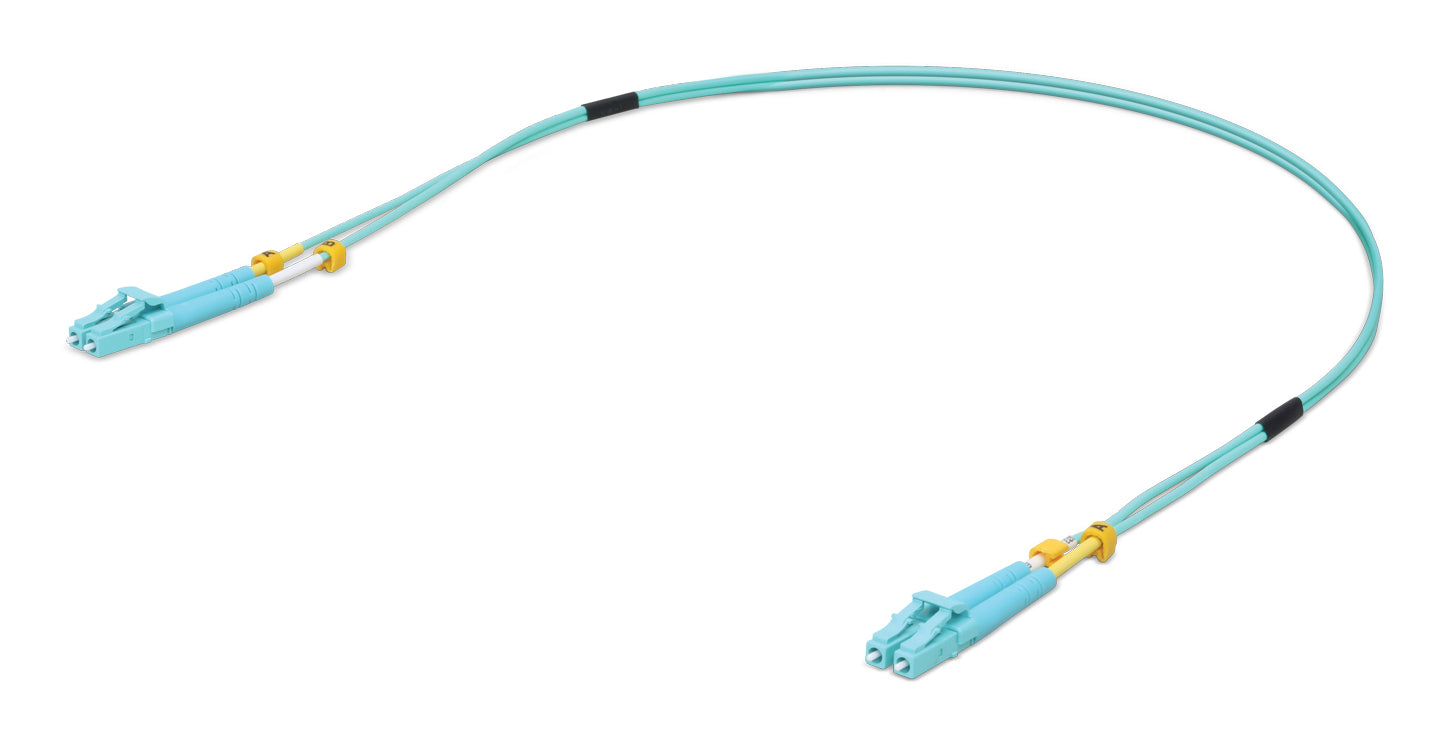 Ubiquiti LWL-Patchkabel – LC–LC, Multi-Mode (OM3), 10 Gbit/s, 0,5 m