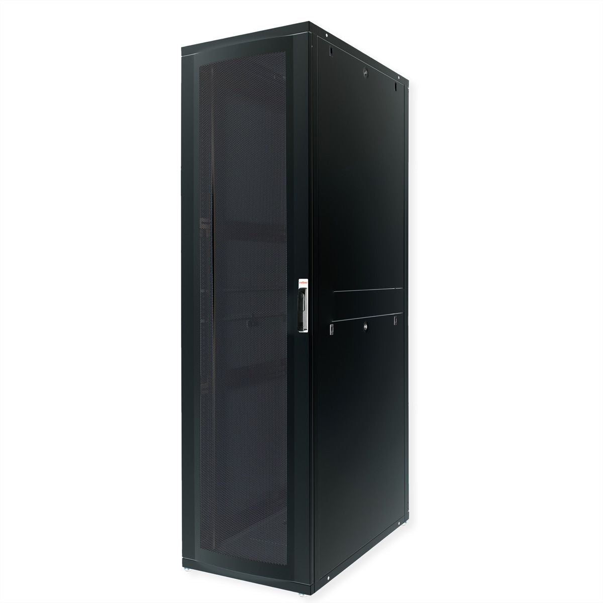 ROLINE Pro – 19" Netzwerkschrank 47U, IP20, abschliessbar, 600 × 1000 × 2194 mm, schwarz, Stahl