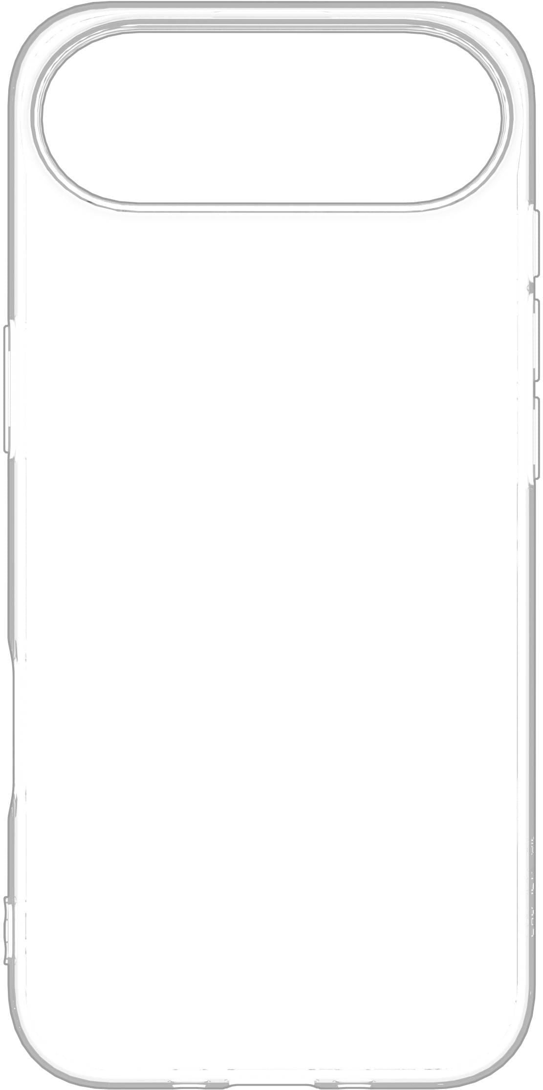 eSTUFF INFINITE (GRS) VIENNA Backcover – für Apple iPhone 17 Air, TPU, Transparent, bis 1,2 m sturzsicher