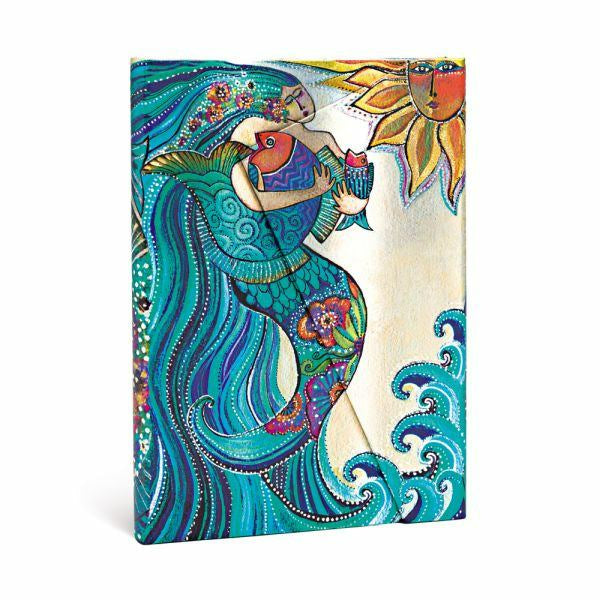 Paperblanks Notizbuch – 130 × 180 mm – liniert – Hardcover, Einstecktasche, Leseband, mehrfarbig, FSC