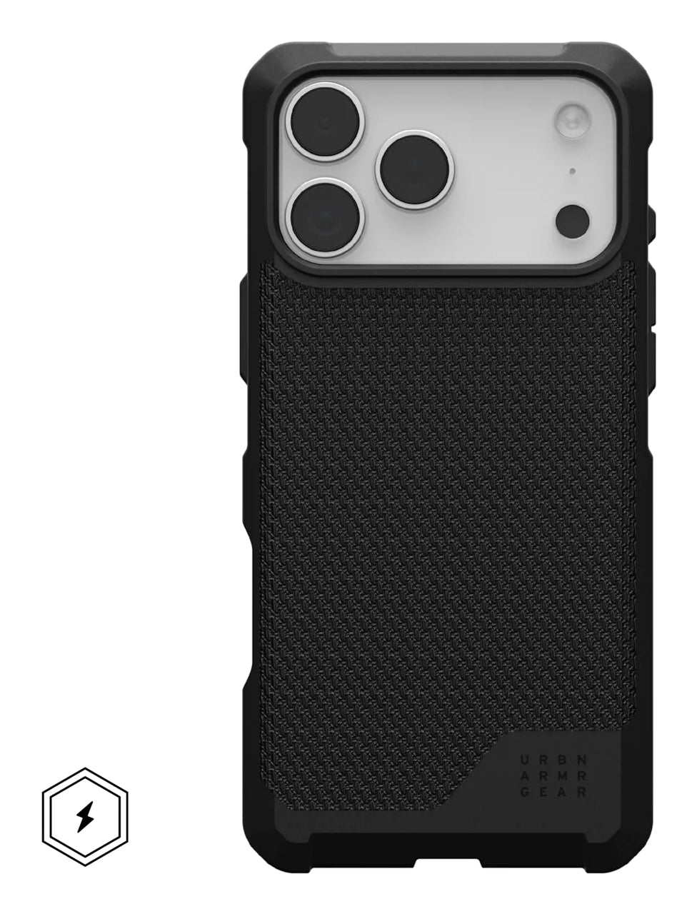 Urban Armor Gear UAG – Metropolis LT Backcover – für Apple iPhone 17 Pro Max – schwarz – Kunstleder