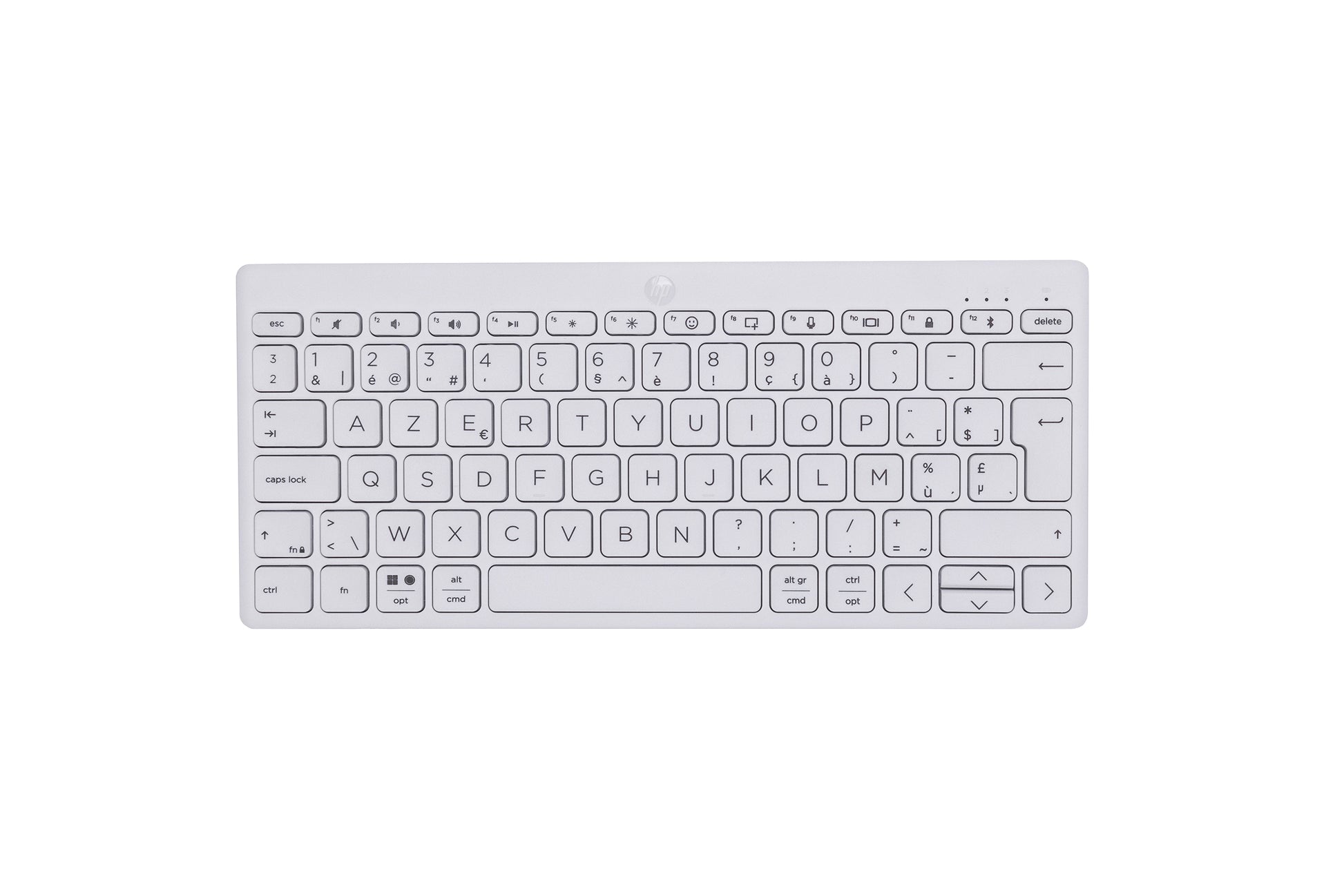 HP 350 Compact Multi-Device – Tastatur, kabellos (Bluetooth) – für Windows, macOS & iPadOS u. a.