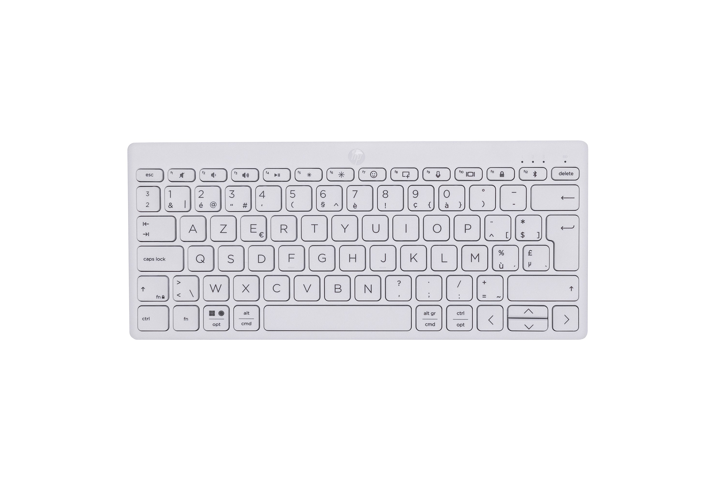 HP 350 Compact Multi-Device – Tastatur, kabellos (Bluetooth) – für Windows, macOS & iPadOS u. a.